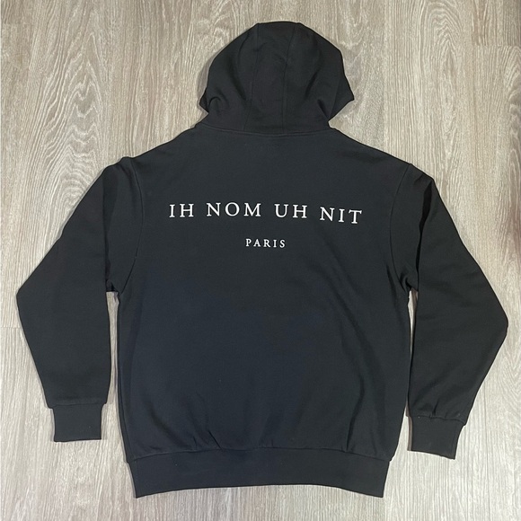 Ih Nom Uh Nit Paris Chicago Bulls Jordan #23 6x NBA Champions Hoodie Sz. S - Picture 9 of 9